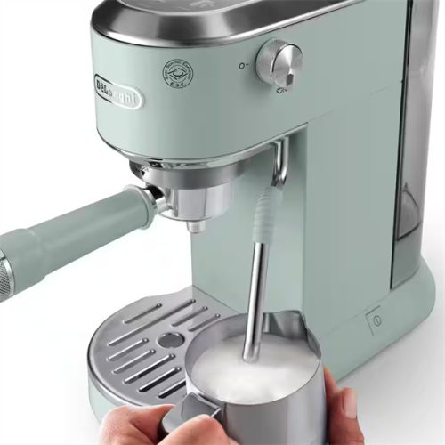 DELONGHI EC890.GR Dedica Duo manuális eszpresszó kávéfőző, tartály: 1,1 l, 1450W, Zöld