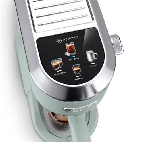 DELONGHI EC890.GR Dedica Duo manuális eszpresszó kávéfőző, tartály: 1,1 l, 1450W, Zöld