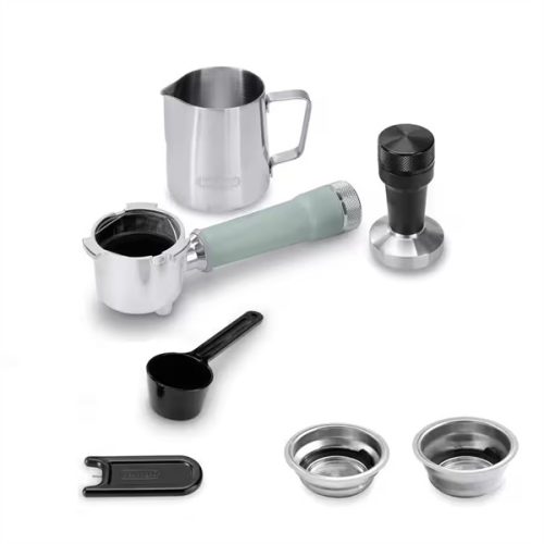 DELONGHI EC890.GR Dedica Duo manuális eszpresszó kávéfőző, tartály: 1,1 l, 1450W, Zöld