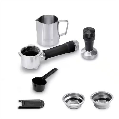 DELONGHI EC890.M Dedica Duo manuális eszpresszó kávéfőző, tartály: 1,1 l, 1450W, Ezüst