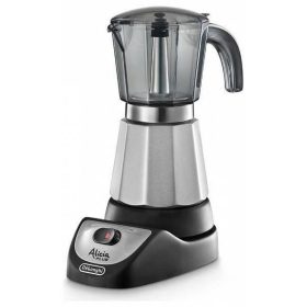   DELONGHI EMKM-4.B Alicia Plus 6 személyes kotyogós kávéfőző, tartály: 0,35 l, 450W