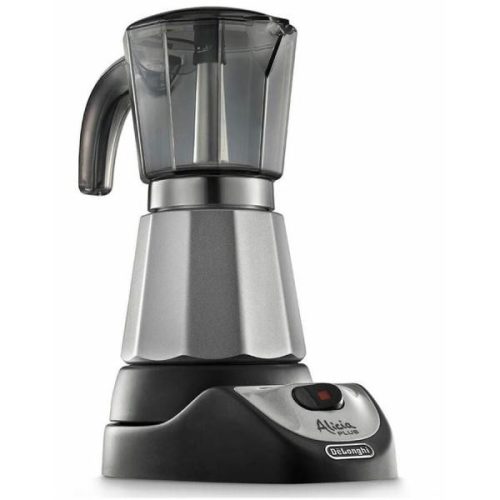 DELONGHI EMKM-4.B Alicia Plus 6 személyes kotyogós kávéfőző, tartály: 0,35 l, 450W