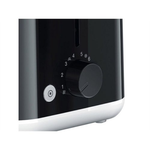 BRAUN HT1010BK Breakfast 1 2 szeletes kenyérpirító, 8 fokozat, kiolvasztó funkció, 900W, Fekete