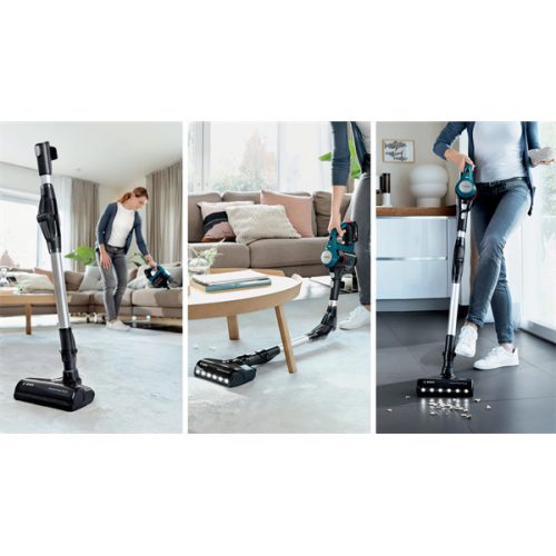 BOSCH BSS71125AH Unlimited 7 Vezeték nélküli álló porszívó, 0,3L, Kék