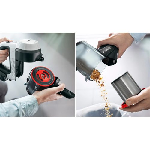BOSCH BBS711W Unlimited 7 Vezeték nélküli álló porszívó, 0.3L, Fehér