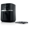 BOSCH MAFS2462B Serie 4 Forrólevegős sütő, 2050W, 6,1L,  9 automata program, Fekete
