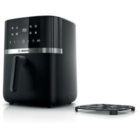   BOSCH MAFS2462B Serie 4 Forrólevegős sütő, 2050W, 6,1L,  9 automata program, Fekete