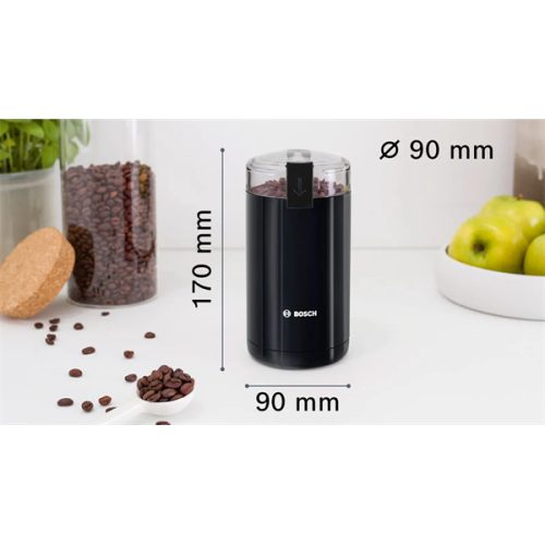 BOSCH TSM6A013B Kávédaráló, 180W, 150g/min, Fekete