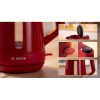 BOSCH TWK1M124 MyMoment Vízforraló, 2400W, 1,7L, Piros
