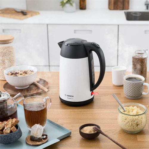 BOSCH TWK3P421 DesignLine Vízforraló 2400W, 1,7L, Fehér
