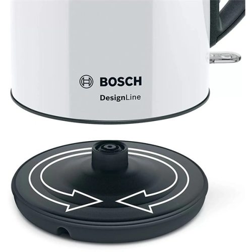 BOSCH TWK3P421 DesignLine Vízforraló 2400W, 1,7L, Fehér