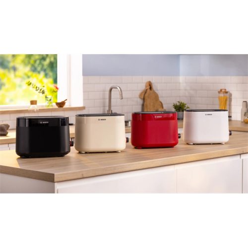 BOSCH TAT2M127 MyMoment Kenyérpirító, 970W, olvasztás, újramelegítés, Krémszínű