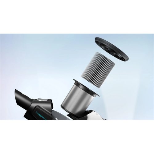 BOSCH BCS71HYG1 Unlimited 7 ProHygienic Aqua Vezeték nélküli porszívó,  2in1 DynamicAqua felmosó, Fehér/Türkiz