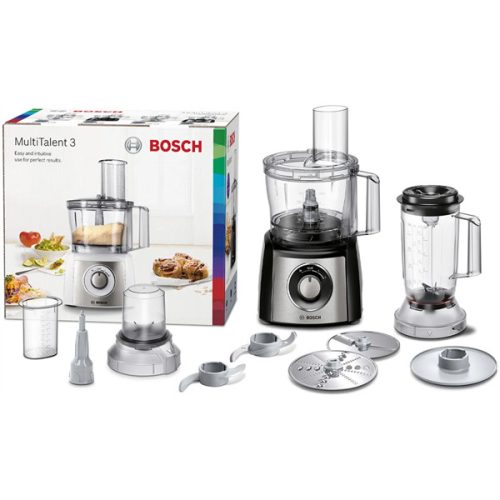 BOSCH MCM3501M MultiTalent Kompakt konyhai robotgép, 800W, 2 fokozat, Fekete