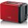BOSCH TAT3P424 DesignLine Kenyérpirító, 970W, 2 szeletes, Piros