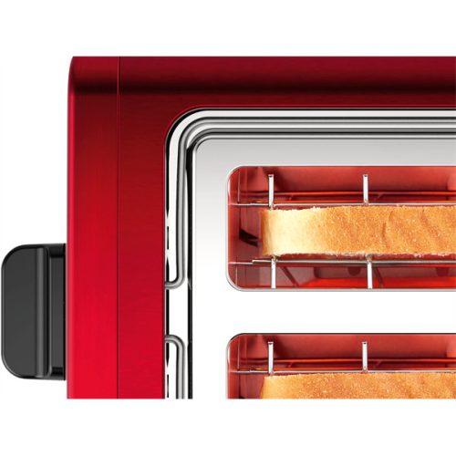 BOSCH TAT3P424 DesignLine Kenyérpirító, 970W, 2 szeletes, Piros