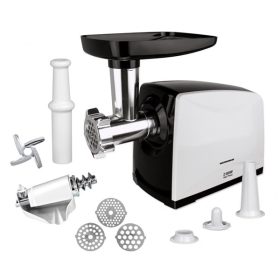   HEINNER MG-2100BKWH Húsdaráló, 1.5-1.9kg/perc, 3 vágólap, 2100W, Fehér/Fekete