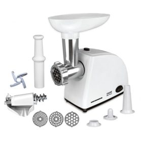   HEINNER MG-W1200R Húsdaráló, 1.5-1.9kg/perc, 3 vágólap, 1340W, Fehér
