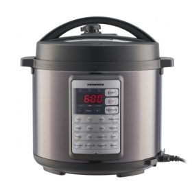   HEINNER HPCK-38BK Elektromos főzőedény, 3.8L, 14 program, LED kijelző, Szürke/Fekete