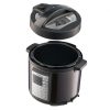 HEINNER HPCK-38BK Elektromos főzőedény, 3.8L, 14 program, LED kijelző, Szürke/Fekete