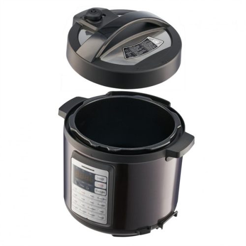 HEINNER HPCK-38BK Elektromos főzőedény, 3.8L, 14 program, LED kijelző, Szürke/Fekete