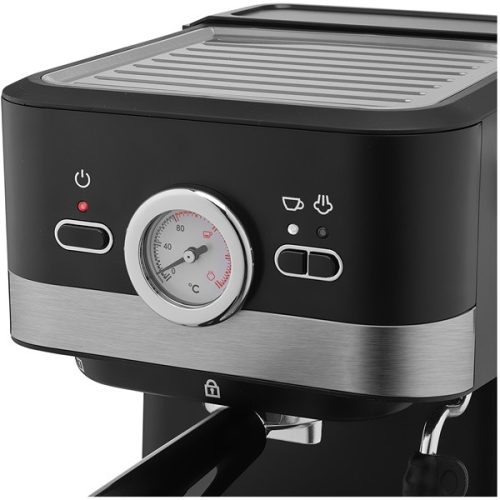 SENCOR SES 1721BK Eszpresszó karos kávéfőző, 20bar, víztartály: 1,5L, 1050W, Fekete