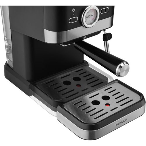 SENCOR SES 1721BK Eszpresszó karos kávéfőző, 20bar, víztartály: 1,5L, 1050W, Fekete