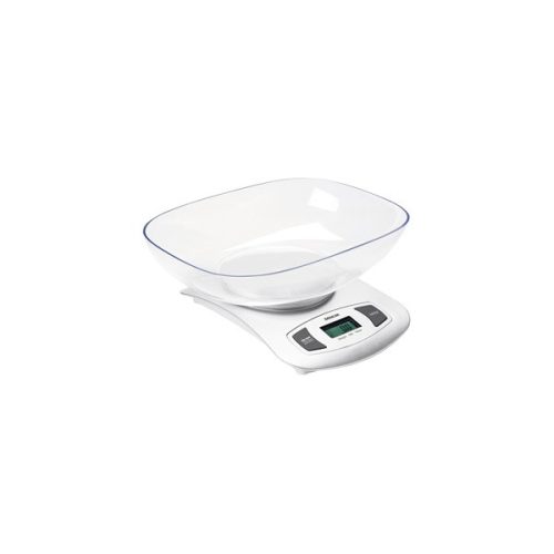 SENCOR SKS 4001WH Tálas konyhai mérleg 5kg-ig, Fehér