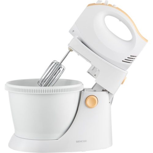 SENCOR SHM 5330-EUE3 Tálas kézi mixer, 5 sebességfokozat, 3.5L, 500W, Fehér