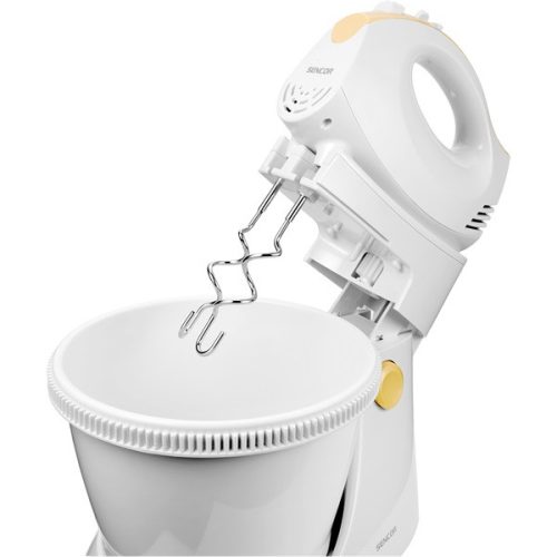 SENCOR SHM 5330-EUE3 Tálas kézi mixer, 5 sebességfokozat, 3.5L, 500W, Fehér
