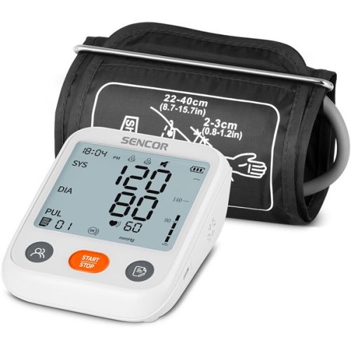 SENCOR SBP 1150WH Digitális vérnyomásmérő, Fehér