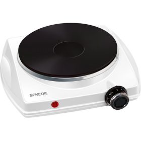   SENCOR SCP 1503WH-EUE4 Elektromos főzőlap, 18cm, 1500W, Fehér