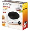 SENCOR SCP 1503WH-EUE4 Elektromos főzőlap, 18cm, 1500W, Fehér