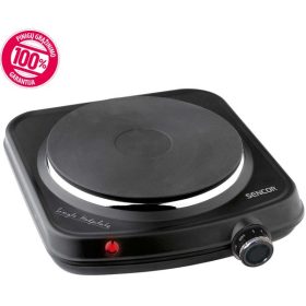   SENCOR SCP 1504BK-EUE4 Elektromos főzőlap, 18cm, 1500W, Fekete