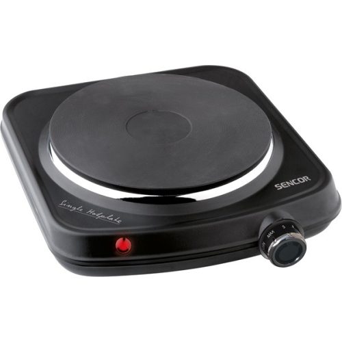 SENCOR SCP 1504BK-EUE4 Elektromos főzőlap, 18cm, 1500W, Fekete