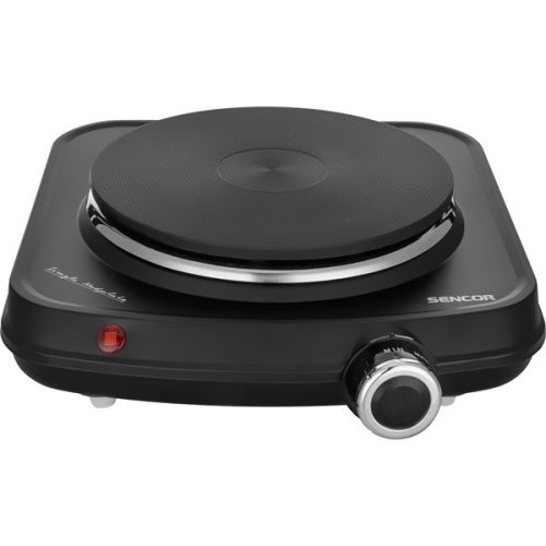 SENCOR SCP 1504BK-EUE4 Elektromos főzőlap, 18cm, 1500W, Fekete