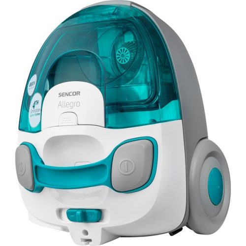 SENCOR SVC 511TQ-EUE2 Porzsák nélküli porszívó, portartály: 1,5L, 890W, Kék