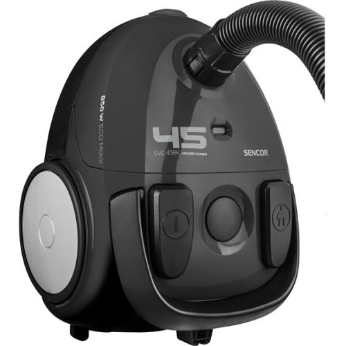 SENCOR SVC 45BK-EUE3 Porzsákos porszívó, portartály:1,5L, 850W, Fekete