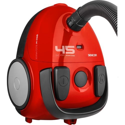SENCOR SVC 45RD-EUE3 Porzsákos porszívó, portartály:1,5L, 850W, Piros