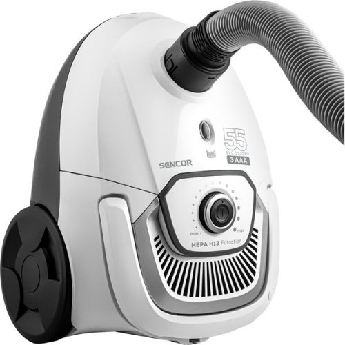 SENCOR SVC 5500WH 3AAA Porzsákos porszívó, portartály:2L, 700W, Fehér