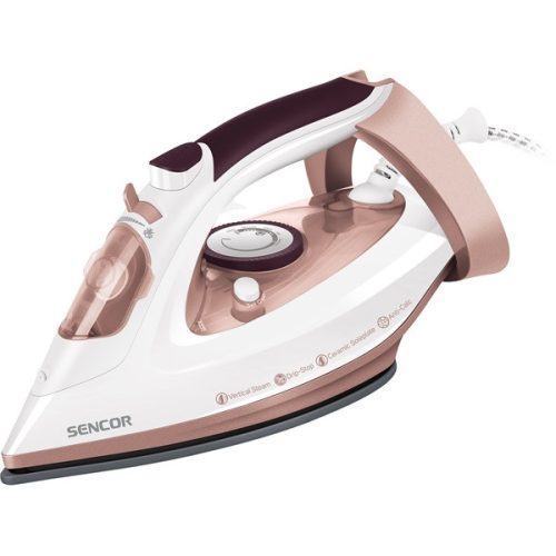 SENCOR SSI 3520RS Gőzölős vasaló, víztartály: 280ml, 3100W, Fehér/Rosegold