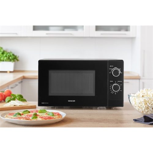 SENCOR SMW 1719BK Mikrohullámú sütő, 20L, 700W, Fekete