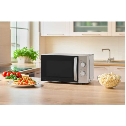 SENCOR SMW 2120SS Mikrohullámú sütő, 5 fokozat, 20L, 700W, Ezüst