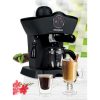 HEINNER HEM-200BK 2 személyes Karos eszpresszó kávéfőző, víztartály: 250ml, 3.5 bar, 800W, Fekete