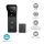 Nedis WIFICDP21BK WIFI videó kapucsengő (kapu telefon), 3MP Full HD 1296p, felhőtárhely / microSD foglalat, akkumulátor