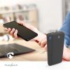 Nedis PBKPD20W125BK powerbank, hordozható külső akkumulátor, power bank 10000mAh, 1,5 / 1,67 / 2,0 / 2,22 / 3,0 A