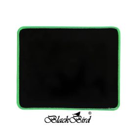   BLACKBIRD Egérpad Gamer NanoGlide  21x25cm 3mm vastag zöld varrott szegély