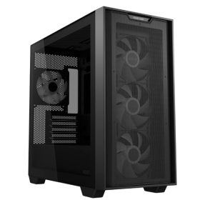  ASUS Ház A21 Plus, 650W (PRIME-650B-BLACK), Fekete, Üvegfalú