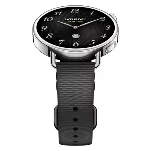 XIAOMI BHR07VRGL S4 Okosóra flourgumi szíjjal, 41mm, Fekete