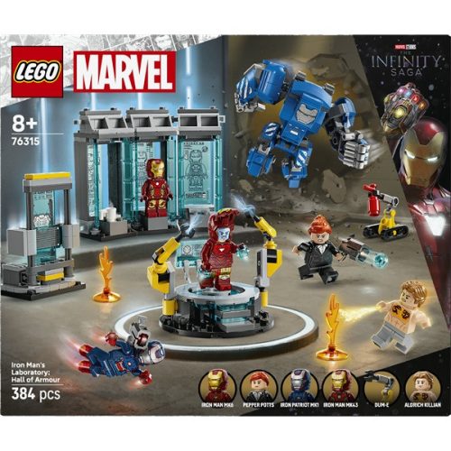 LEGO® | Marvel A Vasember laboratóriuma: páncélcsarnok minifigurákkal 76315
